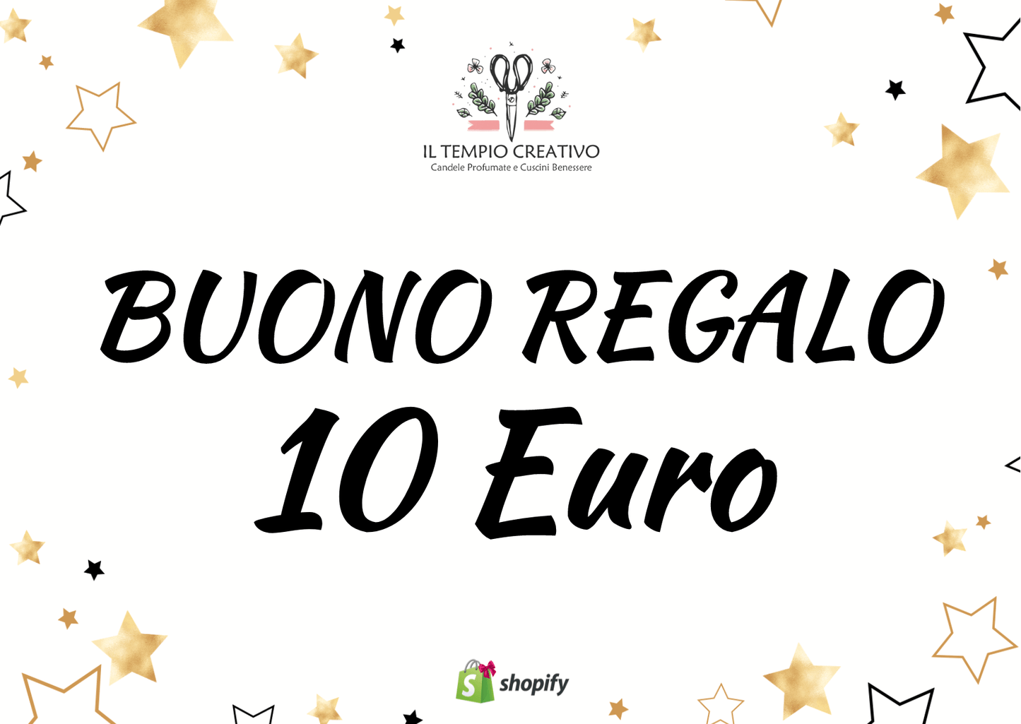 Carta o Buono regalo, gift card da utilizzare sul sito Il Tempio Creativo