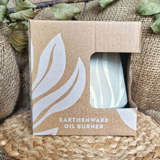 Bruciatore o bruciaessenze per tart profumate con desing unico ed elegante in gres porcellanato