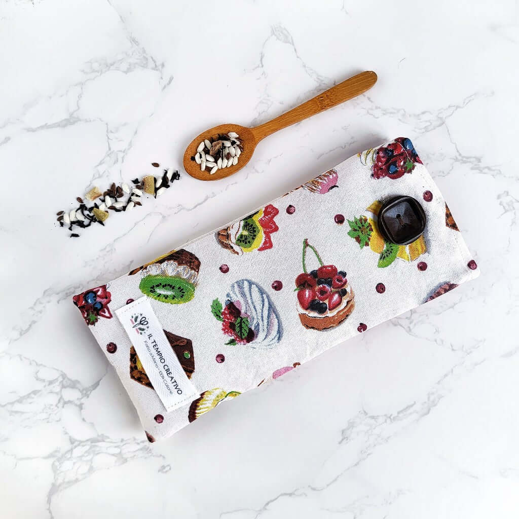 FRUTTATO • TEA NERO COCCO e MANGO - Cuscino Rilassante per Occhi
