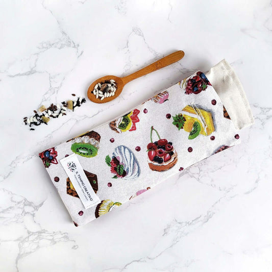 FRUTTATO • TEA NERO COCCO e MANGO - Cuscino Rilassante per Occhi