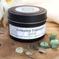 Candela meditativa in cera di soia, quarto chakra anahata