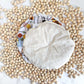 Cuscino rilassante per bimbi bambini in puro cotone 100%, sfoderabile e lavabile, con noccioli di ciliegia